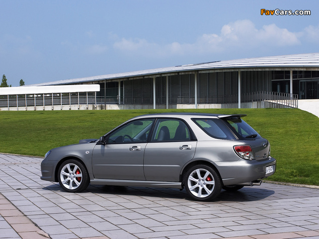 Subaru Impreza WRX Sport Wagon (GGA) 2005–07 images (640 x 480)