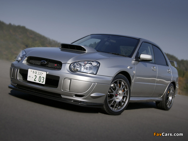 Subaru Impreza STi S203 (GDB) 2005 photos (640 x 480)