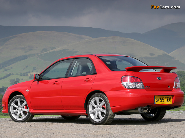 Subaru Impreza WRX UK-spec (GDB) 2005–07 wallpapers (640 x 480)