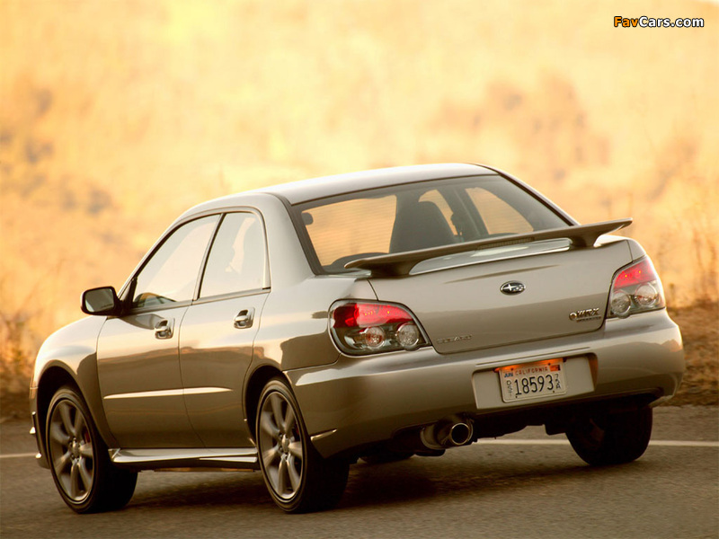 Subaru Impreza WRX US-spec (GDB) 2005–07 wallpapers (800 x 600)
