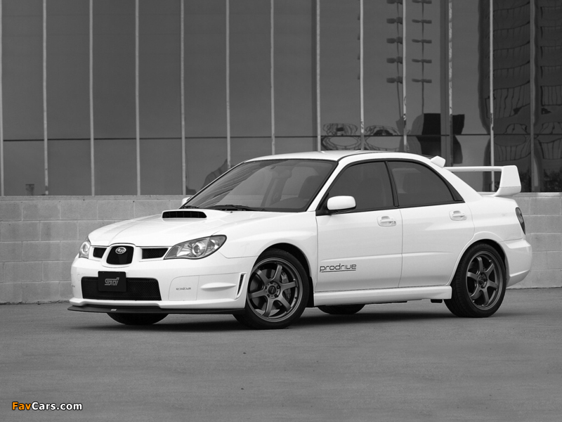 Prodrive Subaru Impreza WRX STi (GDB) 2006–07 images (800 x 600)