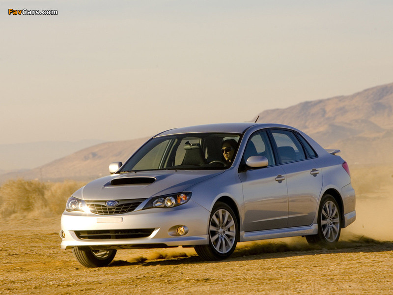 Subaru Impreza WRX Sedan US-spec 2007–10 images (800 x 600)