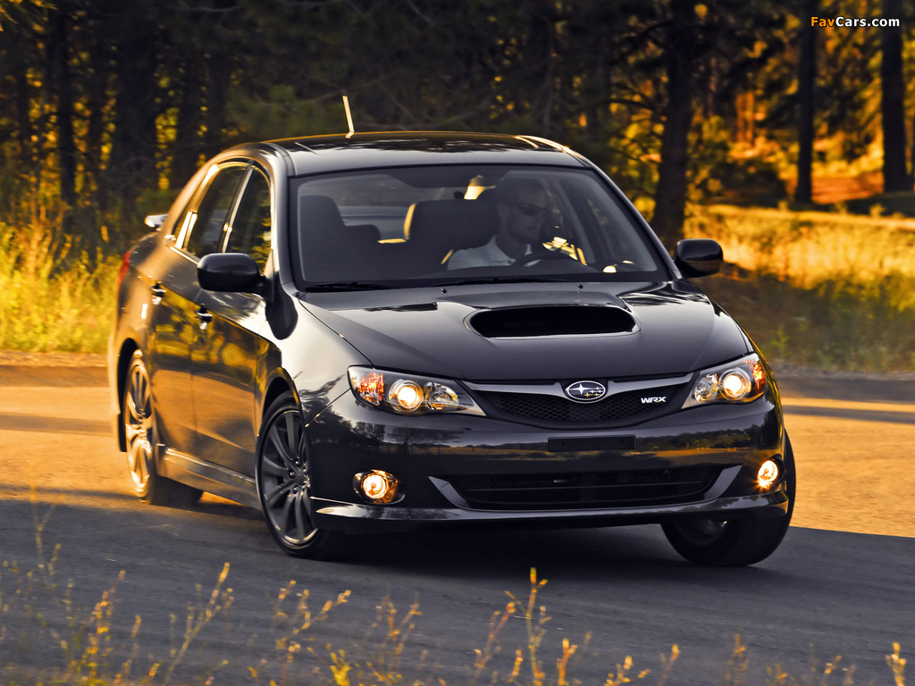 Subaru Impreza WRX Sedan US-spec 2007–10 images (1024 x 768)