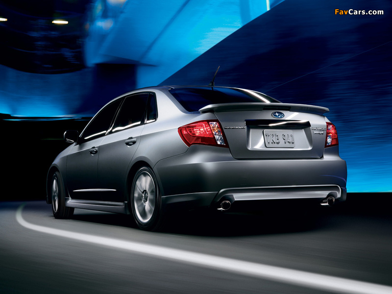 Subaru Impreza WRX Sedan US-spec 2007–10 photos (800 x 600)