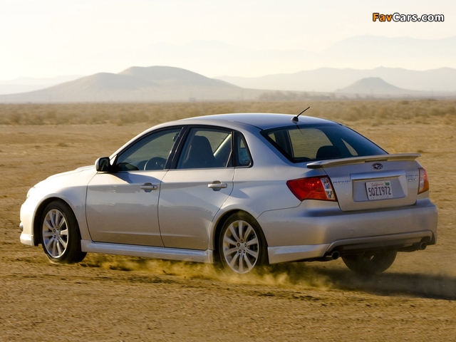 Subaru Impreza WRX Sedan US-spec 2007–10 photos (640 x 480)
