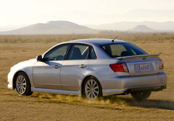 Subaru Impreza WRX Sedan US-spec 2007–10 photos