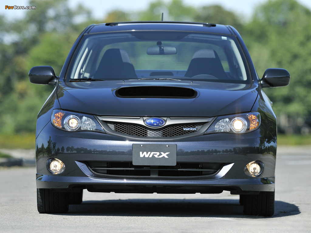 Subaru Impreza WRX Sedan US-spec 2007–10 wallpapers (1024 x 768)
