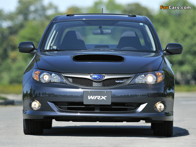 Subaru Impreza WRX Sedan US-spec 2007–10 wallpapers (640 x 480)