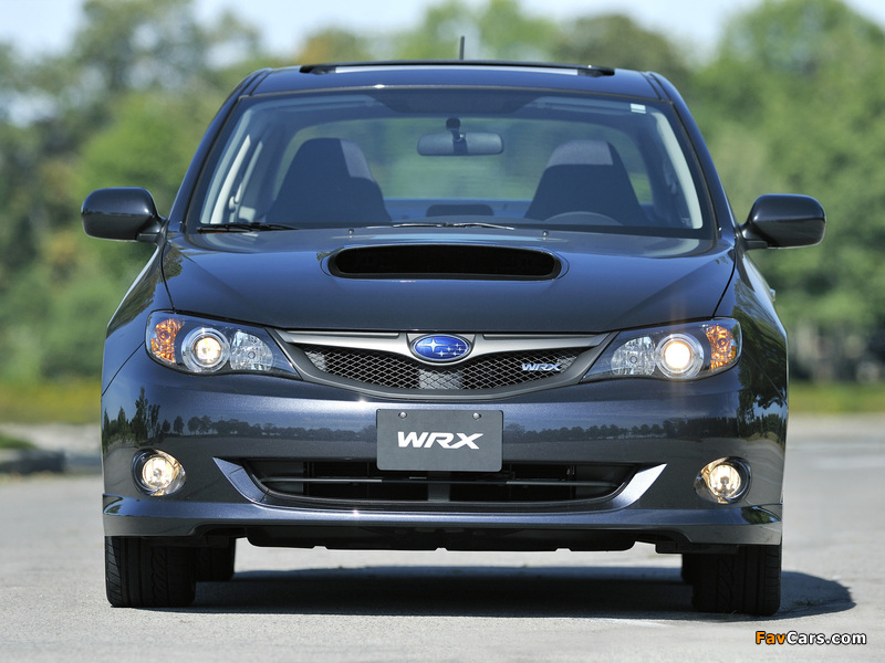 Subaru Impreza WRX Sedan US-spec 2007–10 wallpapers (800 x 600)
