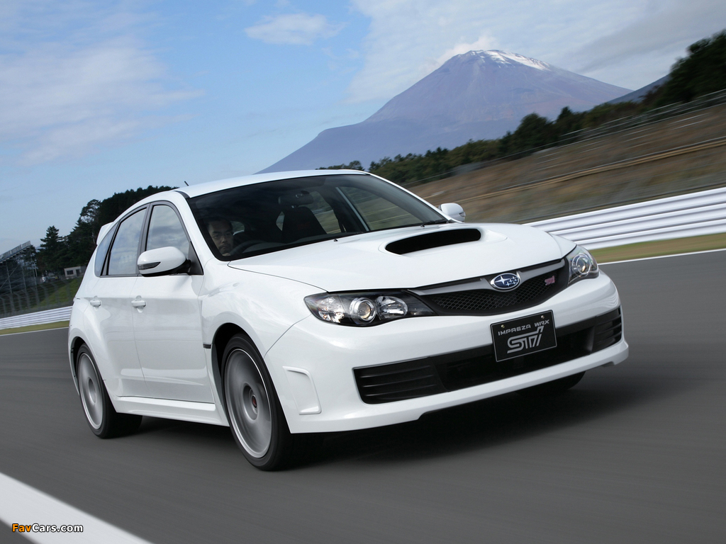 Subaru Impreza WRX STi JP-spec (GRB) 2008–10 images (1024 x 768)