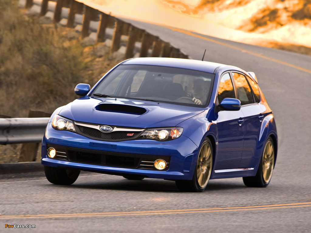 Subaru Impreza WRX STi US-spec (GRB) 2008–10 photos (1024 x 768)