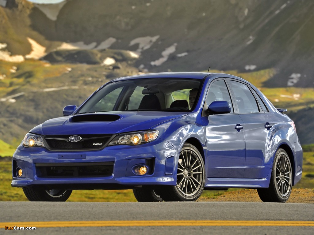 Subaru Impreza WRX Sedan US-spec (GE) 2010 images (1024 x 768)