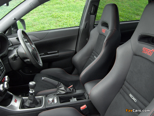 Subaru Impreza WRX STi Sedan UK-spec 2010 pictures (640 x 480)