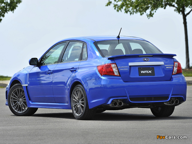 Subaru Impreza WRX Sedan US-spec (GE) 2010 pictures (640 x 480)