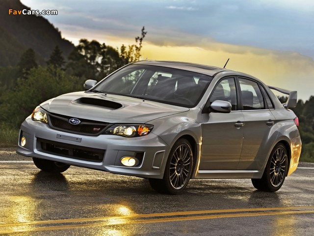 Subaru Impreza WRX STi Sedan US-spec 2010 wallpapers (640 x 480)