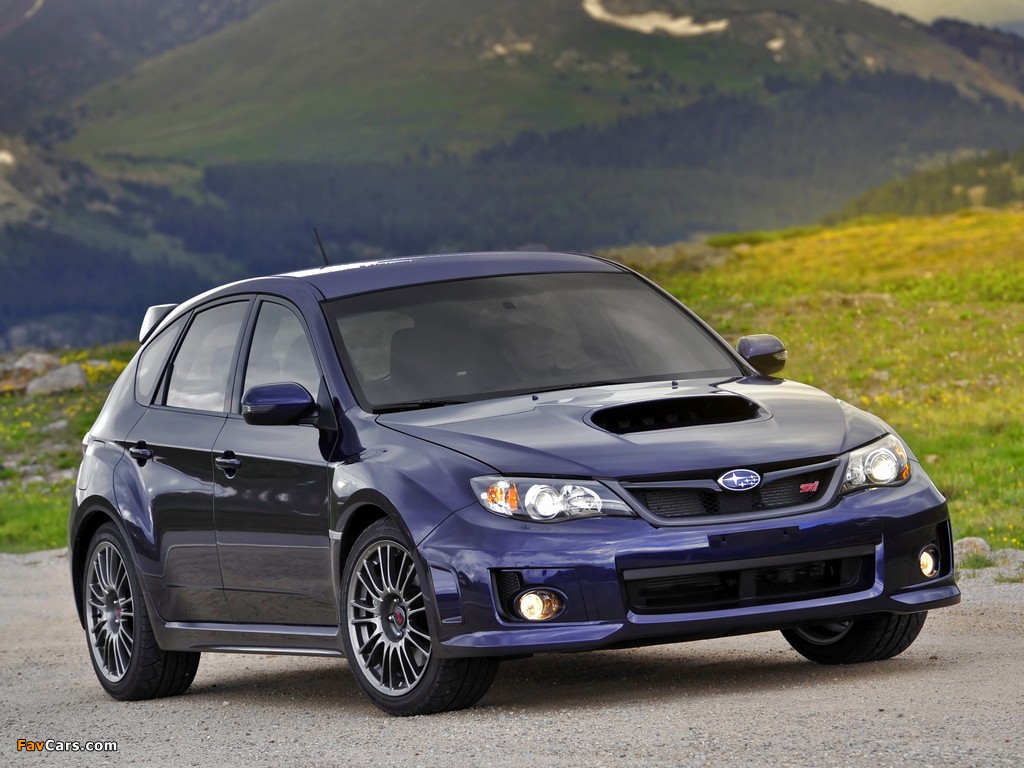 Subaru Impreza WRX STi US-spec (GRB) 2010 wallpapers (1024 x 768)