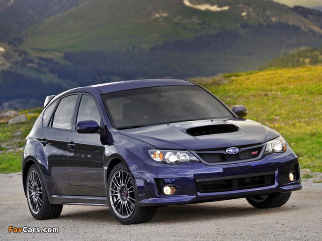 Subaru Impreza WRX STi US-spec (GRB) 2010 wallpapers (640 x 480)