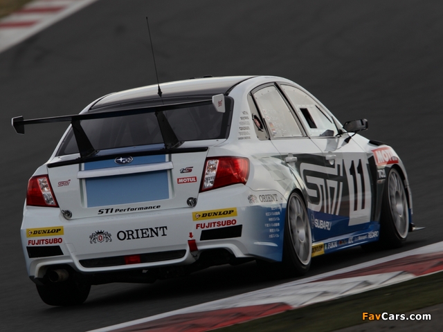 Subaru Impreza WRX STi Race Car Sedan 2011 images (640 x 480)