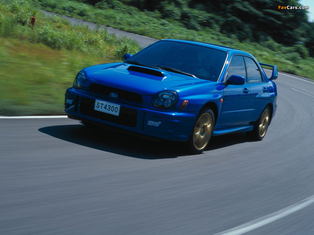 Subaru Impreza WRX STi 2001–02 images (1024 x 768)