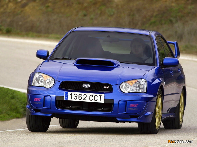 Subaru Impreza WRX STi 2003–05 wallpapers (800 x 600)