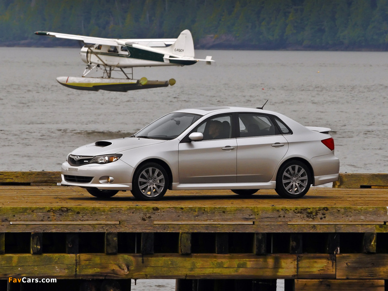 Subaru Impreza WRX Sedan US-spec 2007–10 photos (800 x 600)