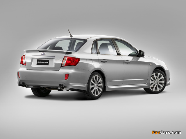 Subaru Impreza WRX Sedan 2008–10 pictures (640 x 480)
