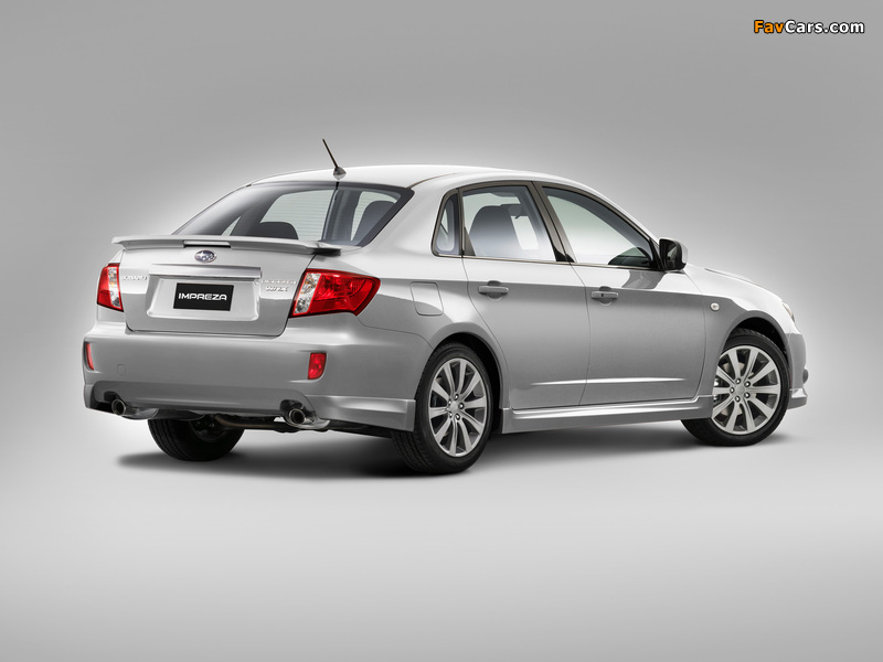 Subaru Impreza WRX Sedan 2008–10 pictures (800 x 600)