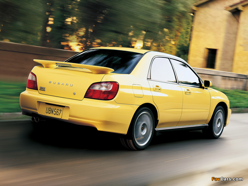 Subaru Impreza WRX 2000–02 wallpapers (800 x 600)