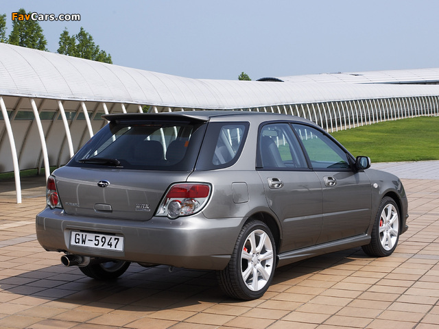 Subaru Impreza WRX Sport Wagon (GGA) 2005–07 wallpapers (640 x 480)