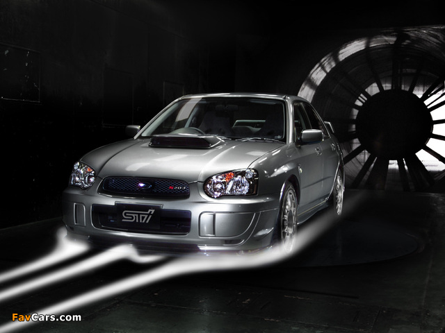 Subaru Impreza STi S203 (GDB) 2005 wallpapers (640 x 480)