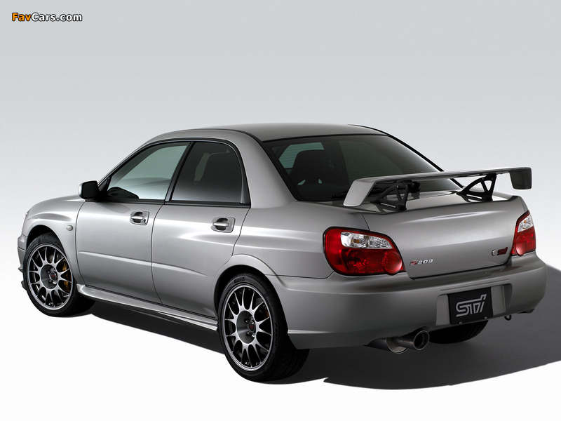 Subaru Impreza STi S203 (GDB) 2005 wallpapers (800 x 600)