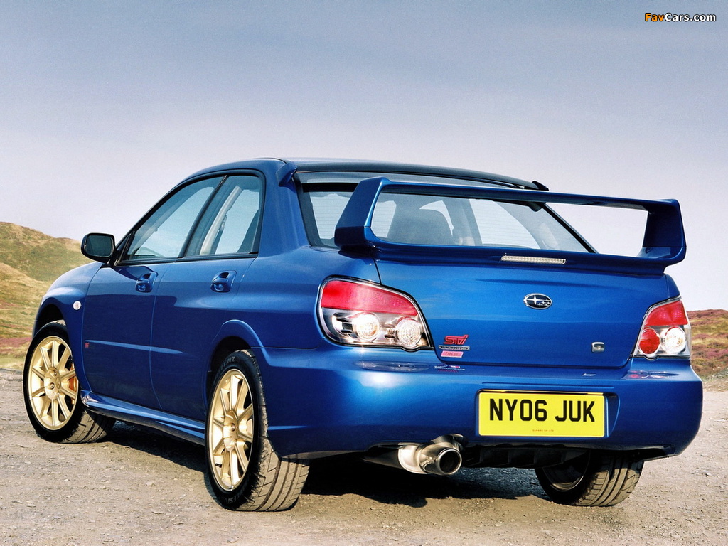 Subaru Impreza WRX STi UK-spec (GDB) 2005–07 wallpapers (1024 x 768)