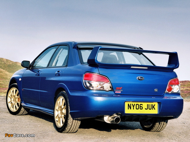 Subaru Impreza WRX STi UK-spec (GDB) 2005–07 wallpapers (640 x 480)