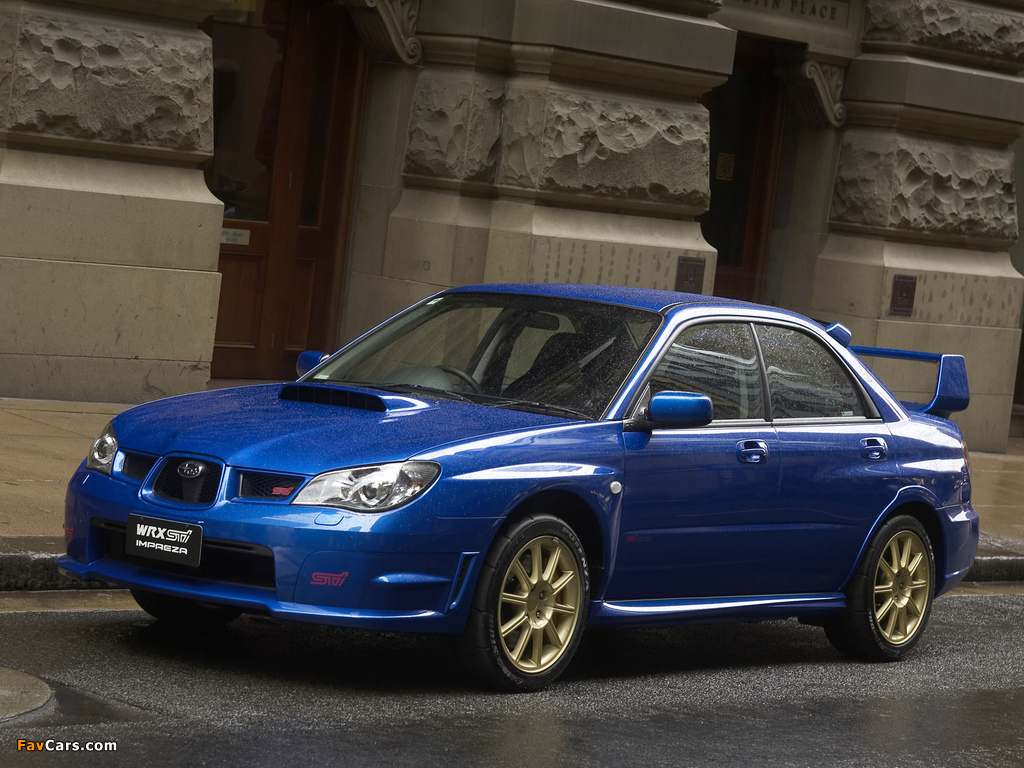 Subaru Impreza WRX STi AU-spec (GDB) 2005–07 wallpapers (1024 x 768)