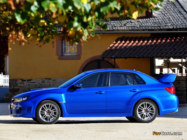 Subaru Impreza WRX STi Sedan 2010 wallpapers (640 x 480)