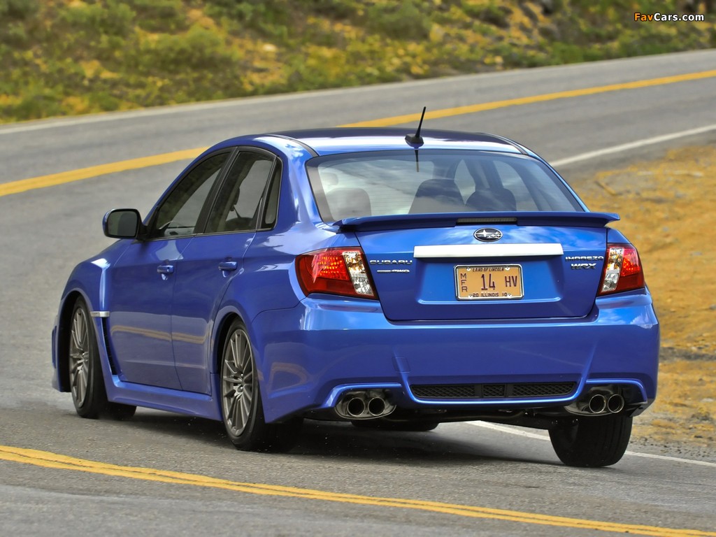 Subaru Impreza WRX Sedan US-spec (GE) 2010 wallpapers (1024 x 768)