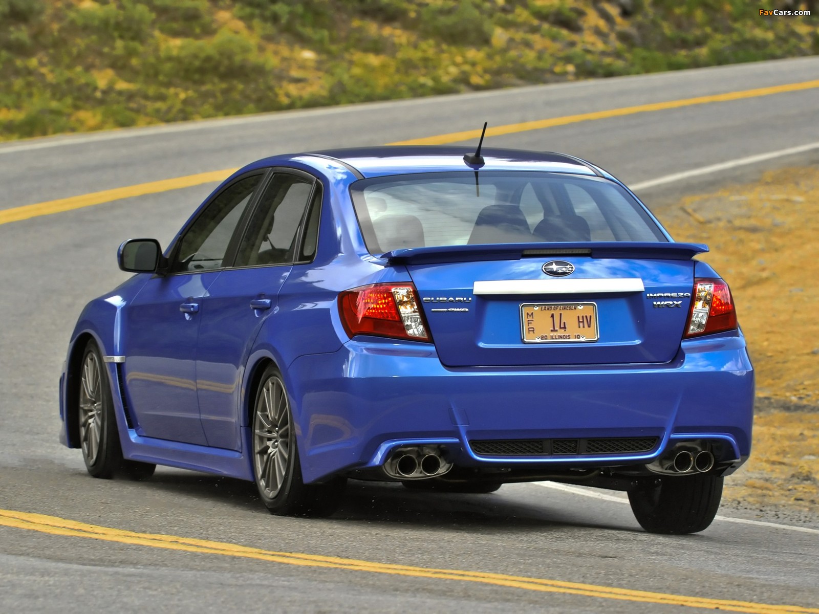 Subaru Impreza WRX Sedan US-spec (GE) 2010 wallpapers (1600 x 1200)