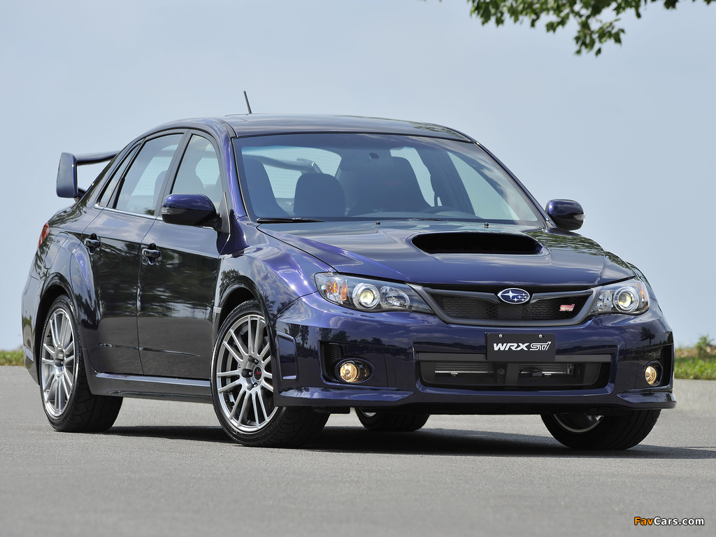 Subaru Impreza WRX STi Sedan US-spec 2010 wallpapers (1024 x 768)