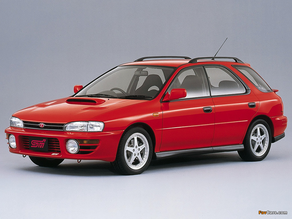 Subaru Impreza WRX STi Wagon 1994–95 wallpapers (1024 x 768)
