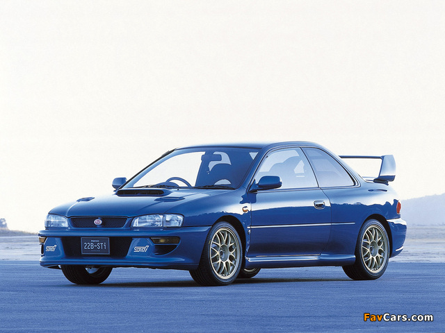 Subaru Impreza 22B-STi 1998 wallpapers (640 x 480)