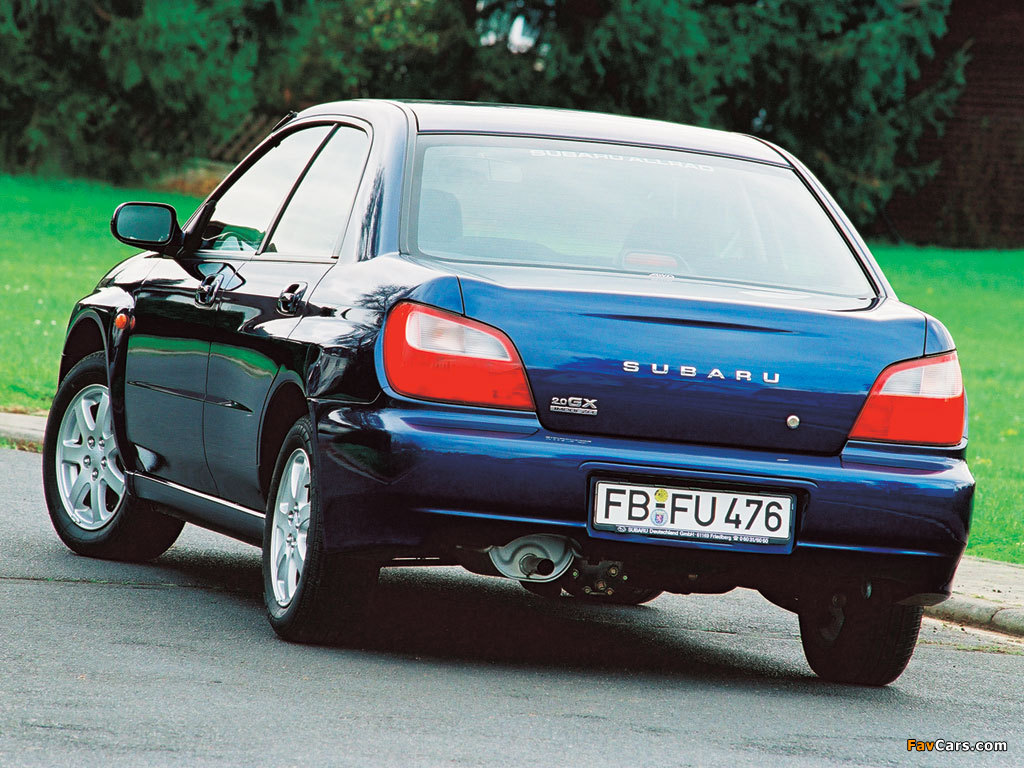 Photos of Subaru Impreza 2000–02 (1024 x 768)
