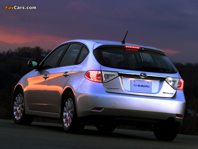 Photos of Subaru Impreza Hatchback US-spec (GH) 2007–11 (640 x 480)