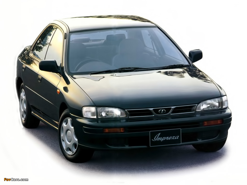 Pictures of Subaru Impreza 1992–96 (1024 x 768)