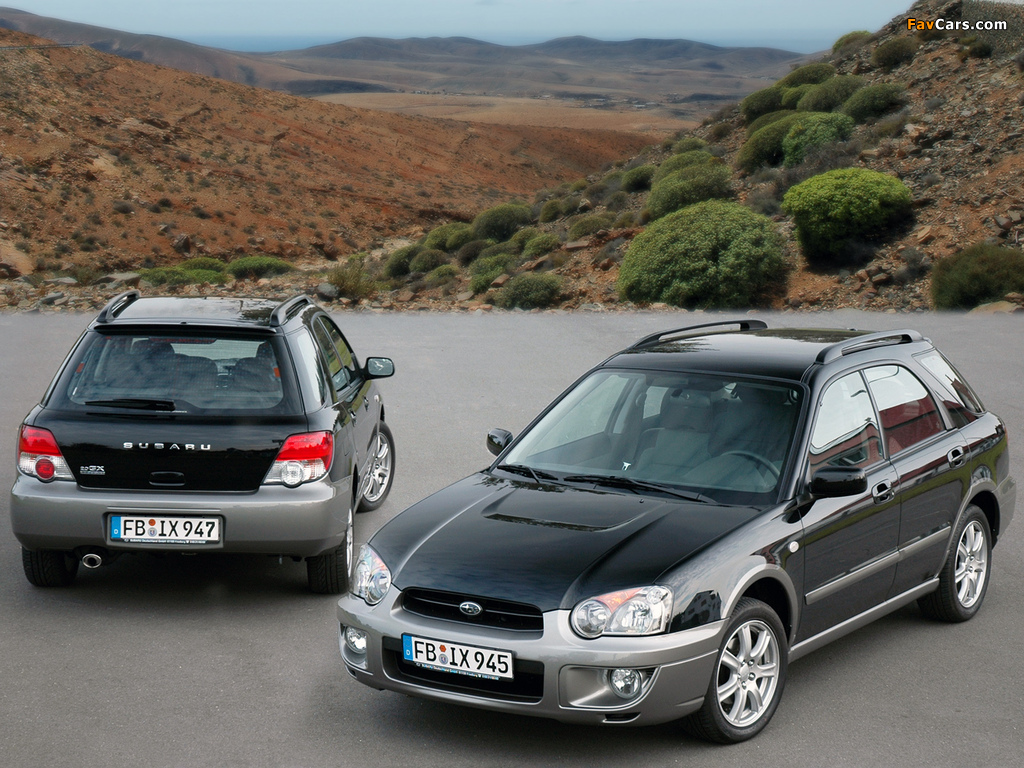 Pictures of Subaru Impreza Outback Sport (GG) 2004–05 (1024 x 768)