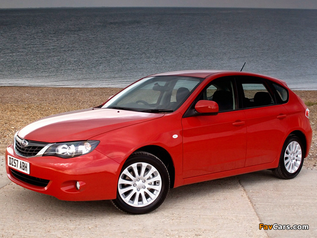 Pictures of Subaru Impreza Hatchback UK-spec 2007 (640 x 480)