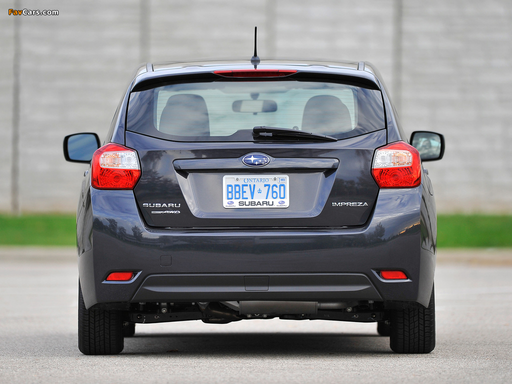 Pictures of Subaru Impreza Hatchback US-spec (GP) 2011 (1024 x 768)