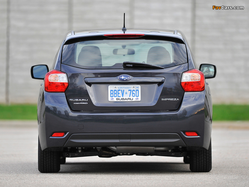 Pictures of Subaru Impreza Hatchback US-spec (GP) 2011 (800 x 600)