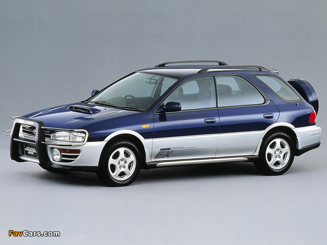 Subaru Impreza Wagon Gravel EX 1992–96 wallpapers (640 x 480)