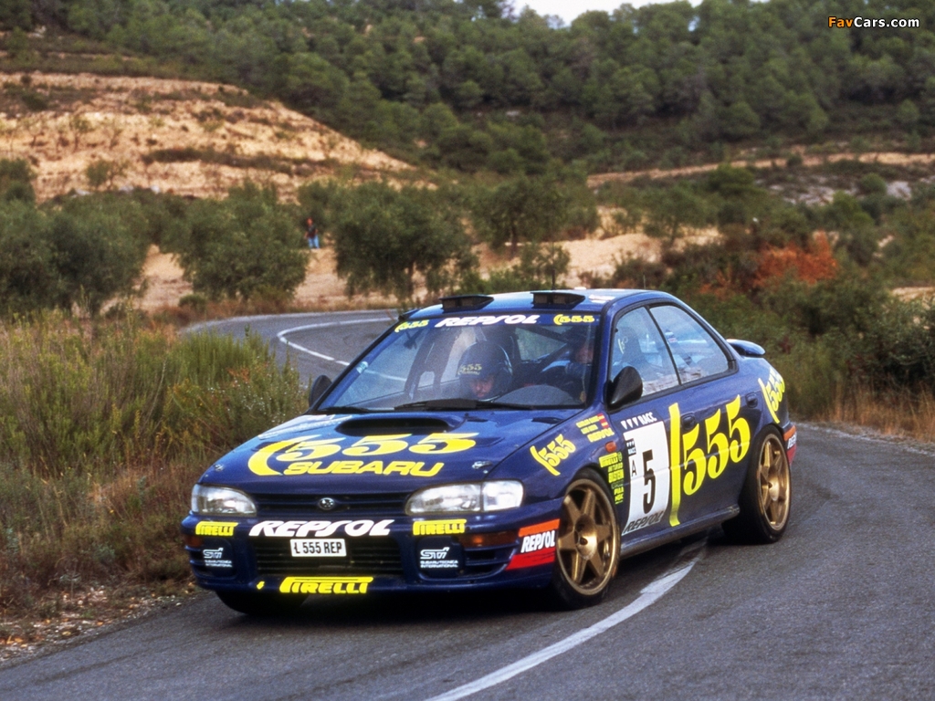 Subaru Impreza 555 1993–96 photos (1024 x 768)