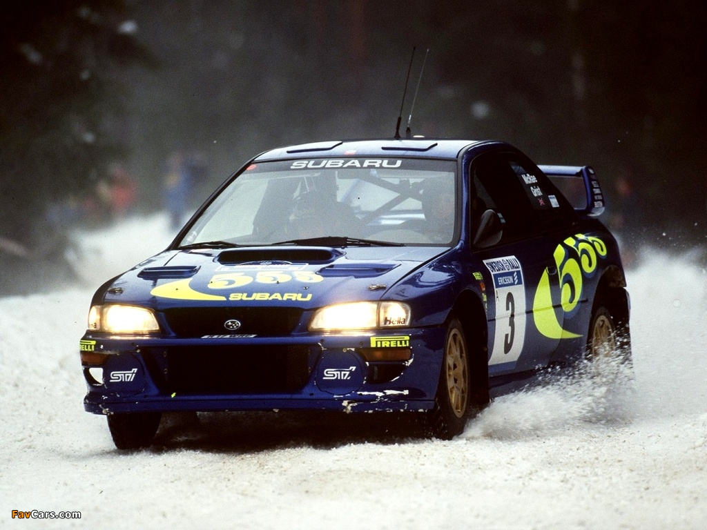 Subaru Impreza WRC (GC8) 1997–2000 wallpapers (1024 x 768)